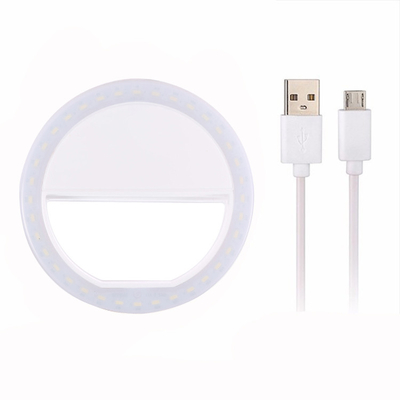 Rechargeable LED Selfie Light / Clip On Phone With Three Brightness Level